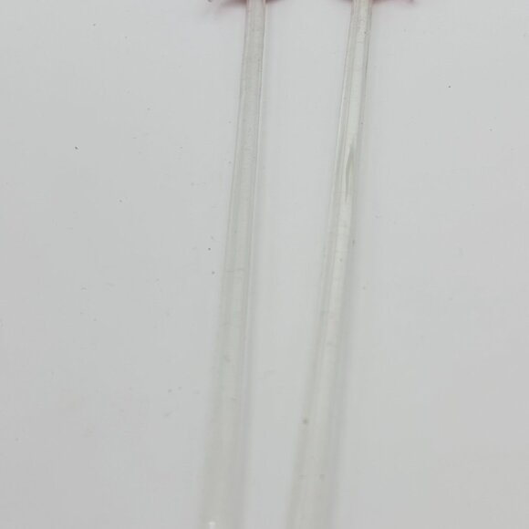 Vintage Blown Glass Swizzle Sticks Tropical Theme Collection Barware MCM RARE - Picture 10 of 13